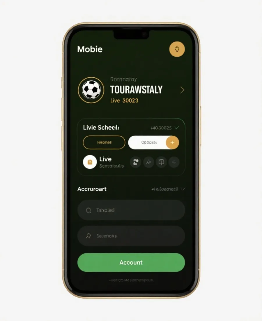 2026世界杯直播平台 APP 界面展示